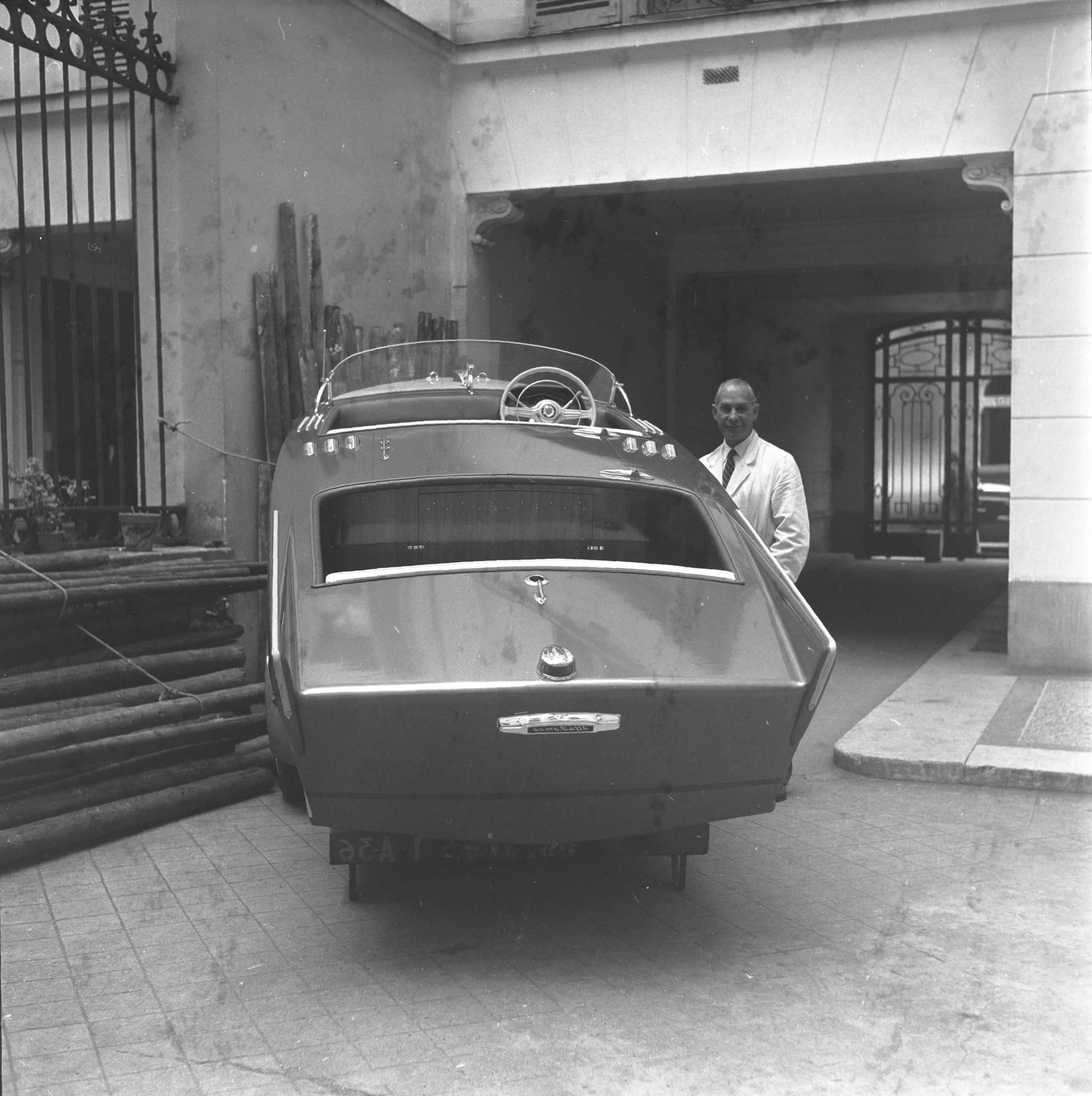 Runabout Giulietta chantier Liuzzi Neuilly 1958